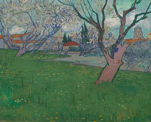 Orchards in Blossom, View of Arles